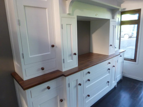 Painted bespoke kitchen sink - bespoke,