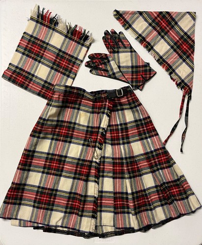 Vintage pcs tartan wool - wool, kilt