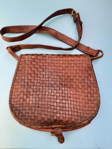 Vintage tan brown woven - vintage,
