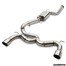 3" STAINLESS CAT BACK EXHAUST