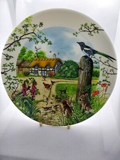 Wedgewood Plate Colin Newmans Country Panarama "The Farm Cottage"