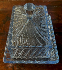 Art deco blue - art, glass