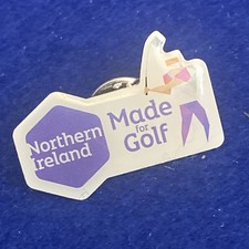 Northern Ireland-Made For Golf- Promotional Souvenir Pin Badge