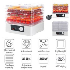 5 Tray 350W Electric Food