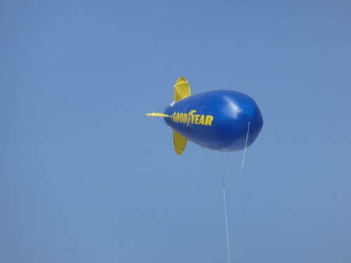 Photo 12x8 advertising - advertising, blimp