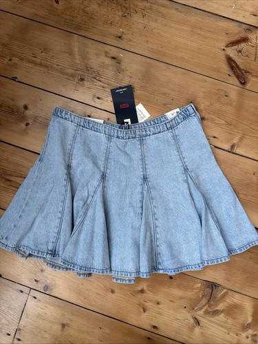 Levi denim pleated mini - levi’s,