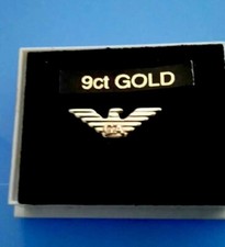 9ct Gold Medium Armani Symbol