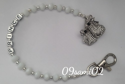 Personalised bling dummy - dummy, clip