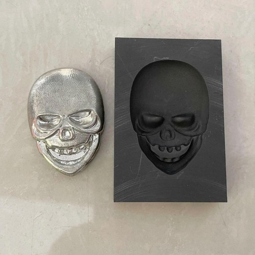 Skull graphite ingot mold - 3d,