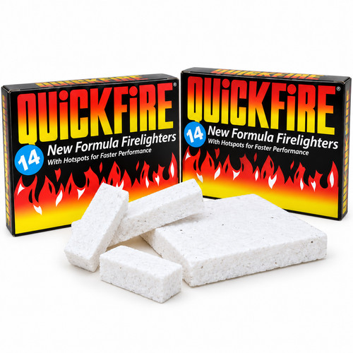 Quickfire firelighters fire - 3x,