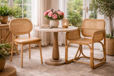 Cane dining chairs - cane,
