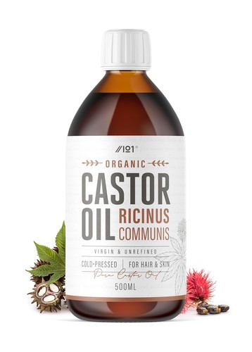 Organic castor oil 500ml - organic,