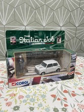Corgi The Italian Job White Mini and Driver Figure with Gold Bars. Unopened!