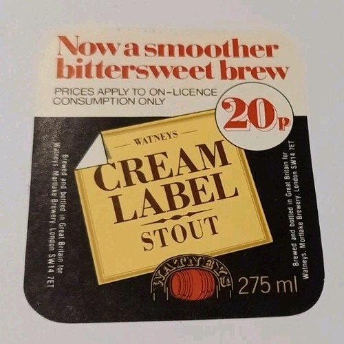 Watneys mortlake cream - watneys,