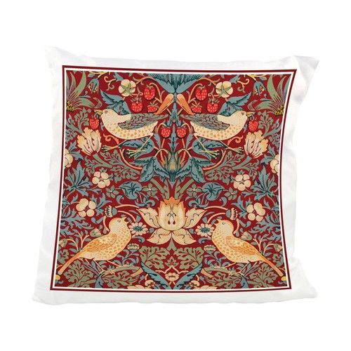 Strawberry thief cushion - cushion,