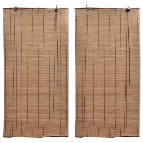 Vidaxl bamboo roller blinds - roller, 2