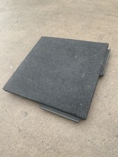 Interlocking Thick Gym Flooring Rubber Mats 61cm x 61cm Heavy Duty 166 Total Lot