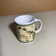 The Hawaiian Islands Map Tan