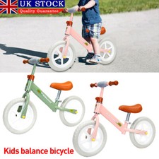 11" Kids Balance Bike Walking Running Training Bicycle Adjustable Seat Aged 2-5