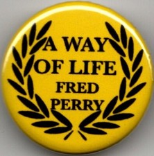 FRED PERRY Pin Button Badge