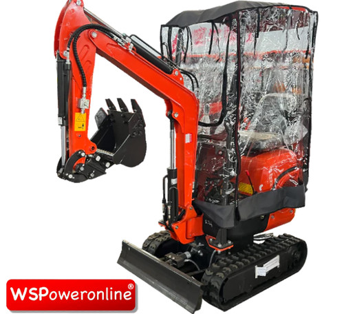 Mini digger rain cover - mini,
