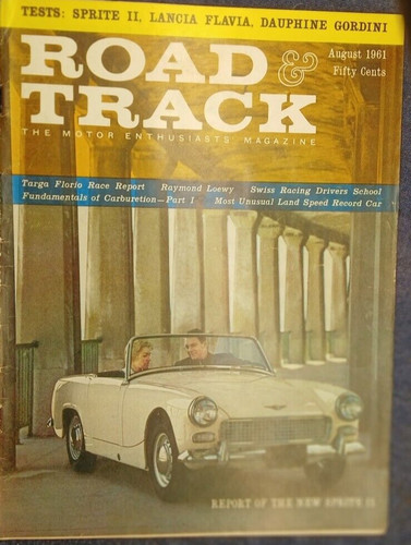 Road track magazine august - track,
