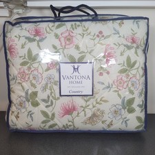 Vantona Home Cottage Garden Double Bedspread Country Collection Floral 