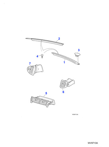 Jaguar blanking plug interior - plug,