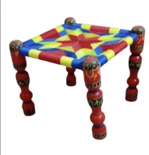 Wooden pidha stool - wooden,