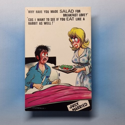 Comic postcard c1965 - postcard,