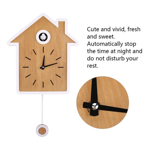 Modern cuckoo clock white - clock,