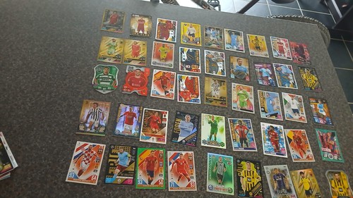 Over 200 match attax cards - over,
