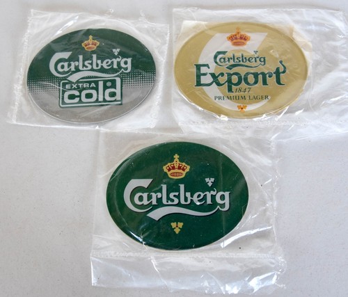 Three carlsberg acrylic beer - carlsberg,