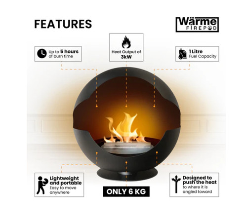 Wärme firepod bioethanol - wärme,