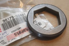 YAMAHA YFM80 BADGER   YFM100 CHAMP  GENUINE NOS DRIVE SHAFT NUT - # 90179-50481