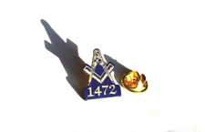 x6 MASONIC LAPEL PIN BADGE /