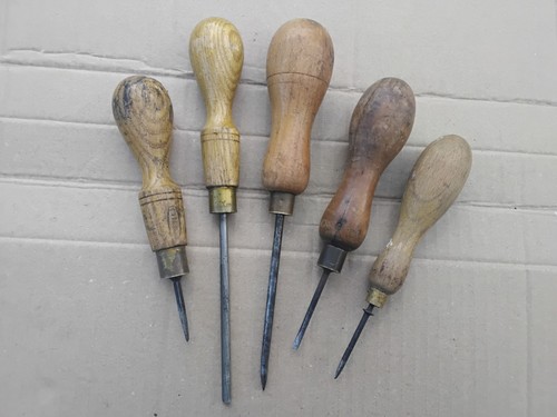 Vintage bradawls and awls - bradawls,