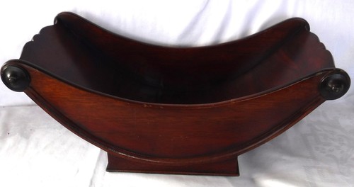 Mahogany cheese sleigh antique - mahogany,