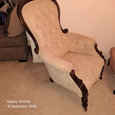 Victorian Upholstered Castors