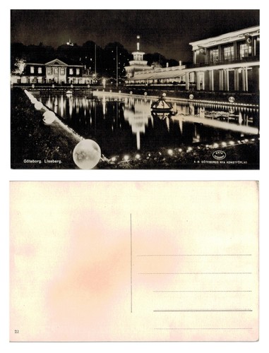 Vintage postcard liseberg - postcard,