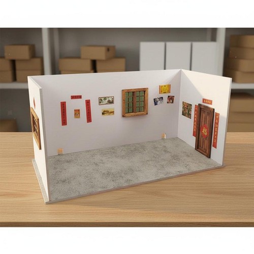 Children play house miniature - children,