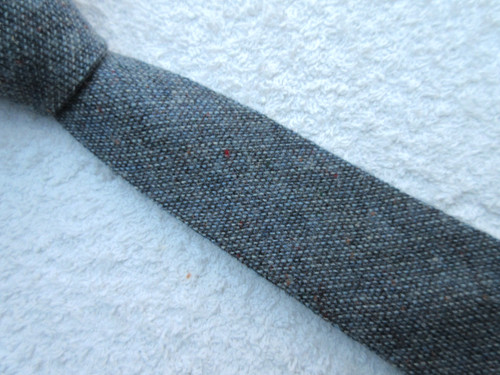 Vintage grey red - red, speck