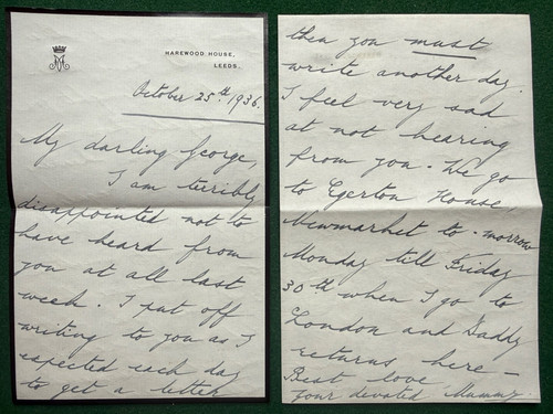 Antique royal signed letter - antique,