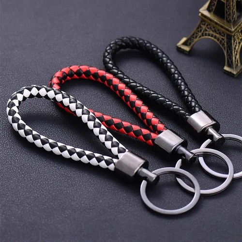 Braided faux leather strap - braided,