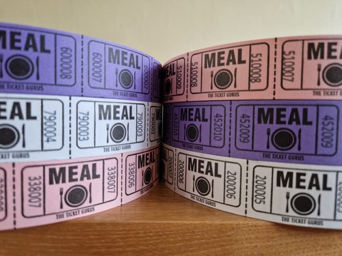 Meal tokens voucher party - meal,