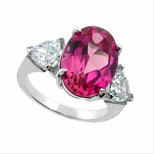 925 silver lab created pink - silver,