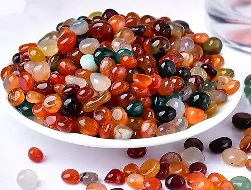 Mixed tumbled agates assorted - agates,