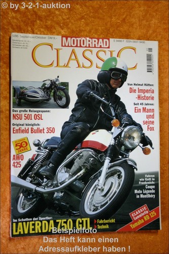 Motorcycle classic 95 - motorcycle, 5/95