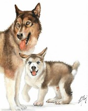 ✤ ORIGINAL Oil Dog Portrait