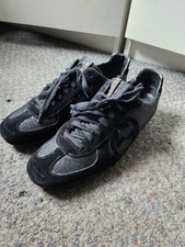 Authentic Gucci Trainers, Black Suede, Sequins, Size 6 UK